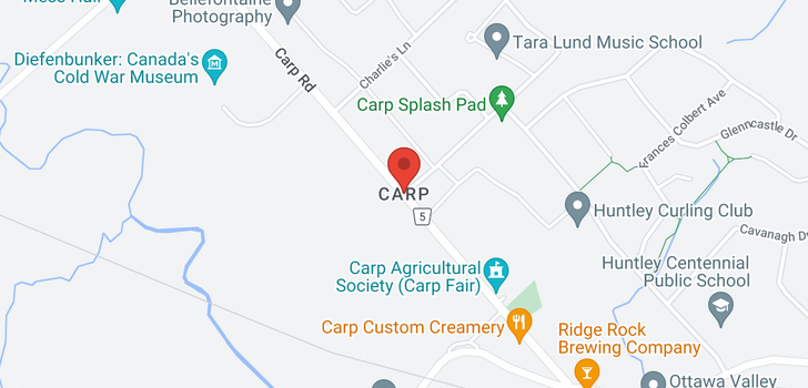 map of 2584 CARP ROAD